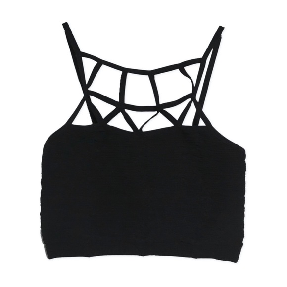 π NWT Whitney Eve Spider Web Crop Top - Picture 6 of 7